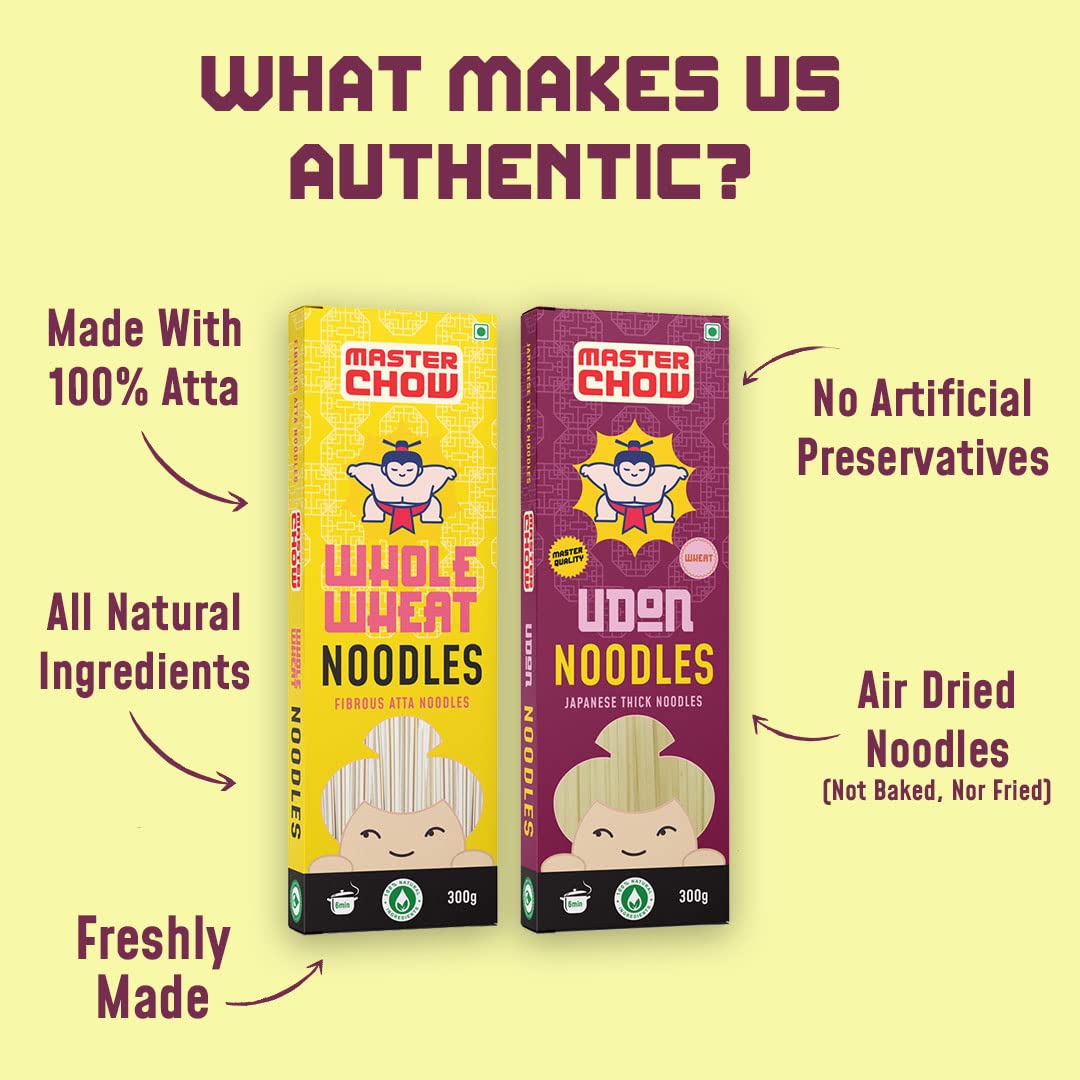 MasterChow Healthy Atta Noodle Pack of 2 - Made with 100% Organic Atta – view 6