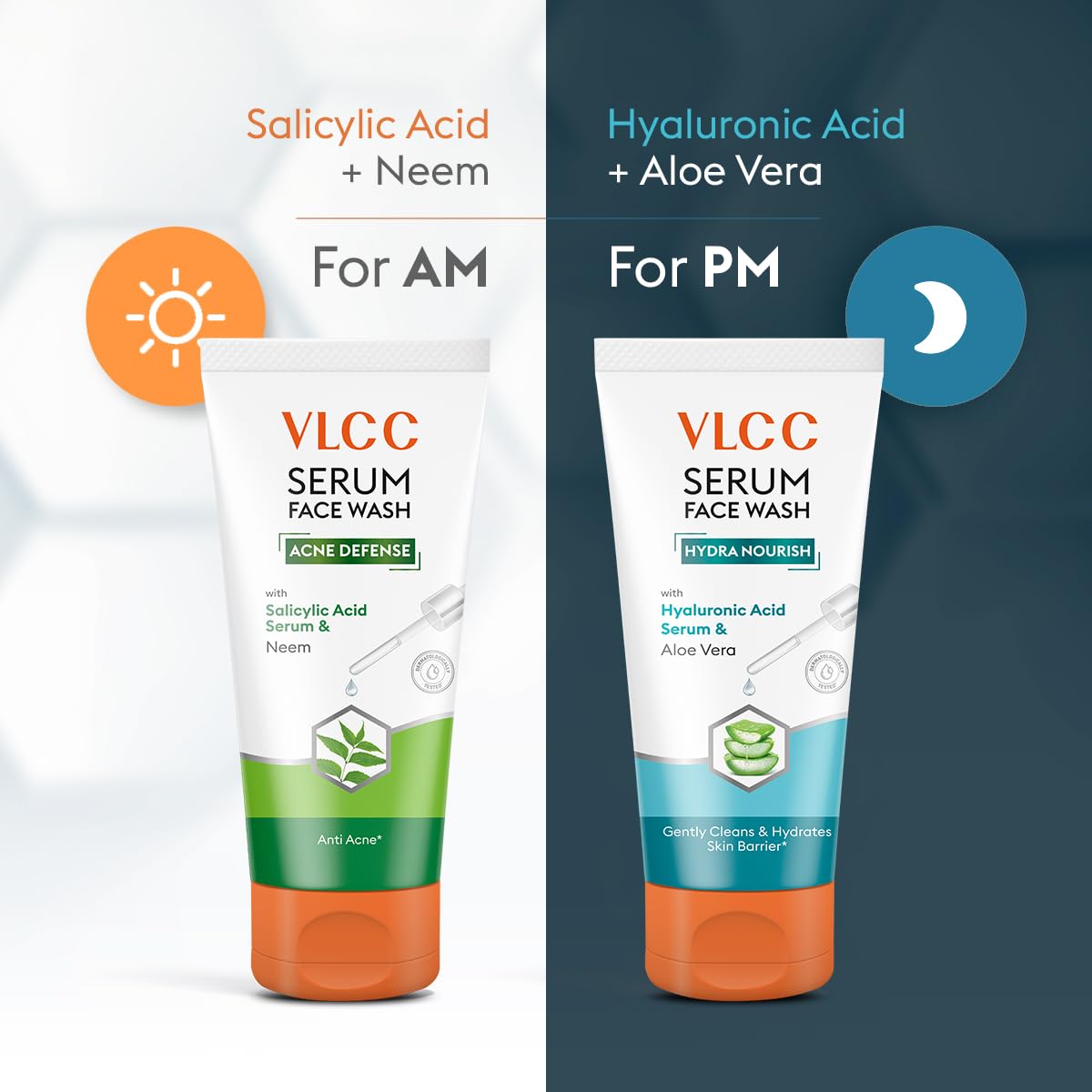 VLCC Salicylic Acid & Neem Serum Facewash - 150 ml to Prevent Acne for AM – view 3