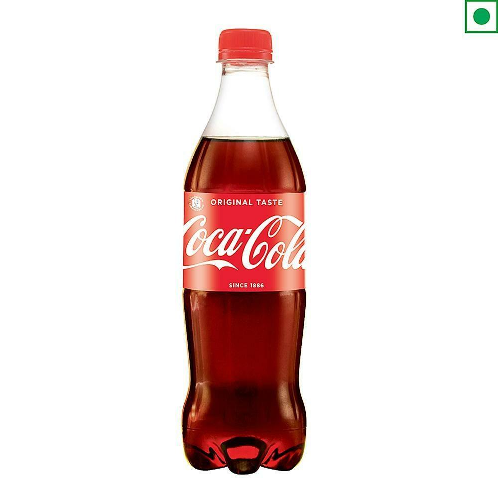 Coca-Cola soft drink bottle with 600 ml cola beverage