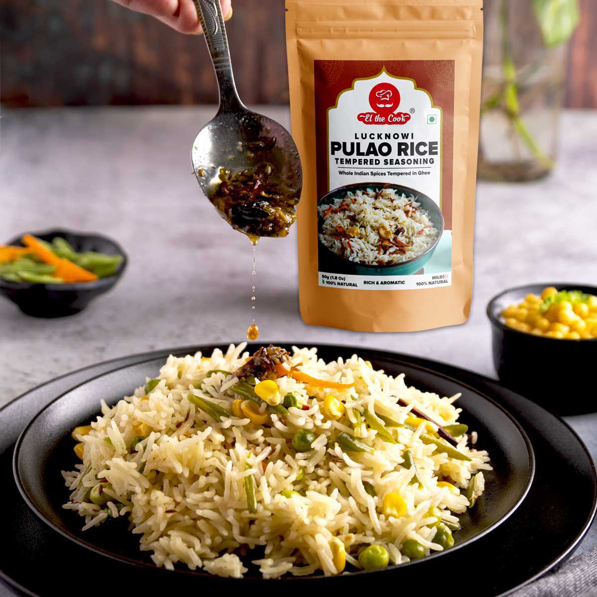 El The Cook Royal Pulao Tadka Sachet, 2 x 50g – view 2