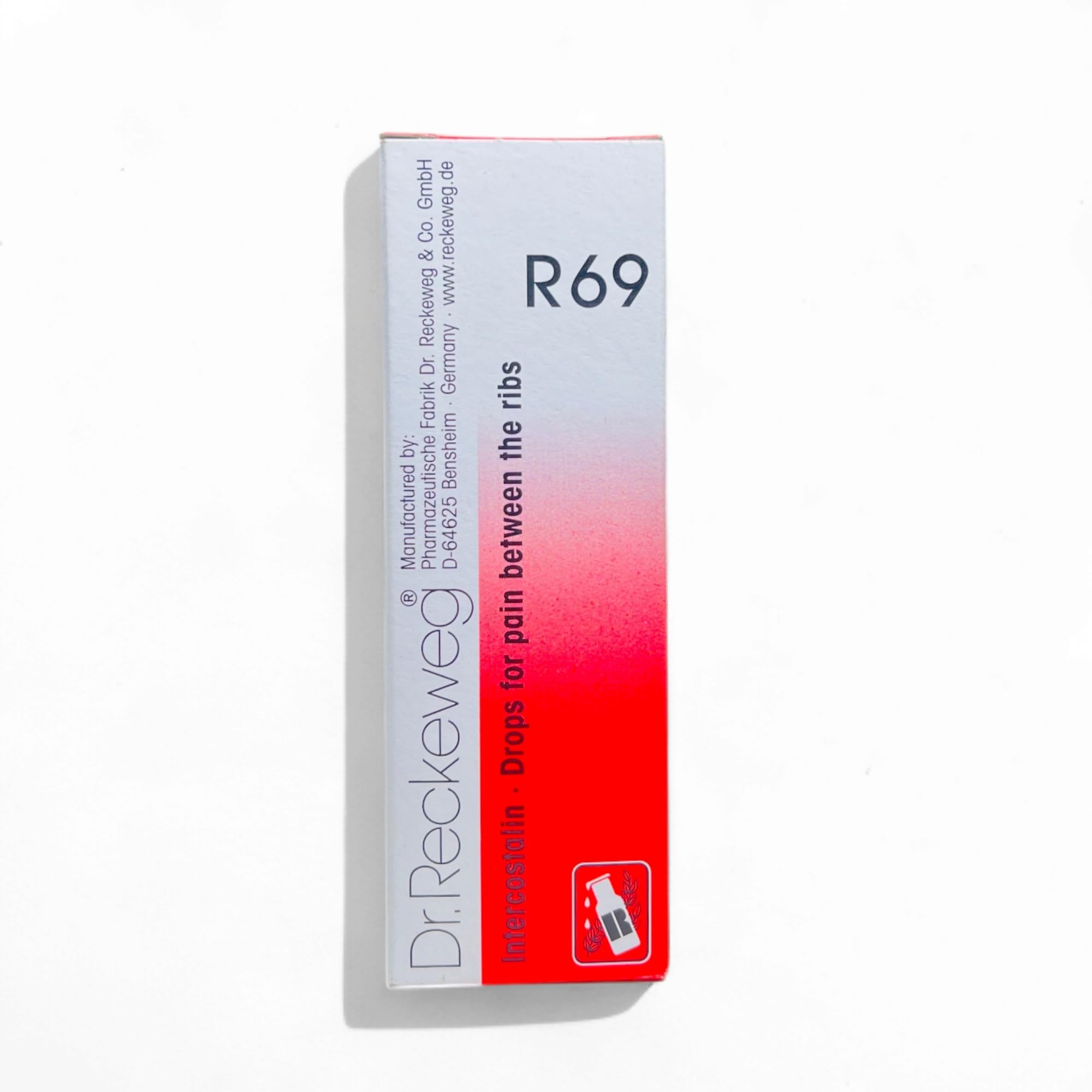 German Remedy R69 Drop 22 ml compact homeopathy bottle