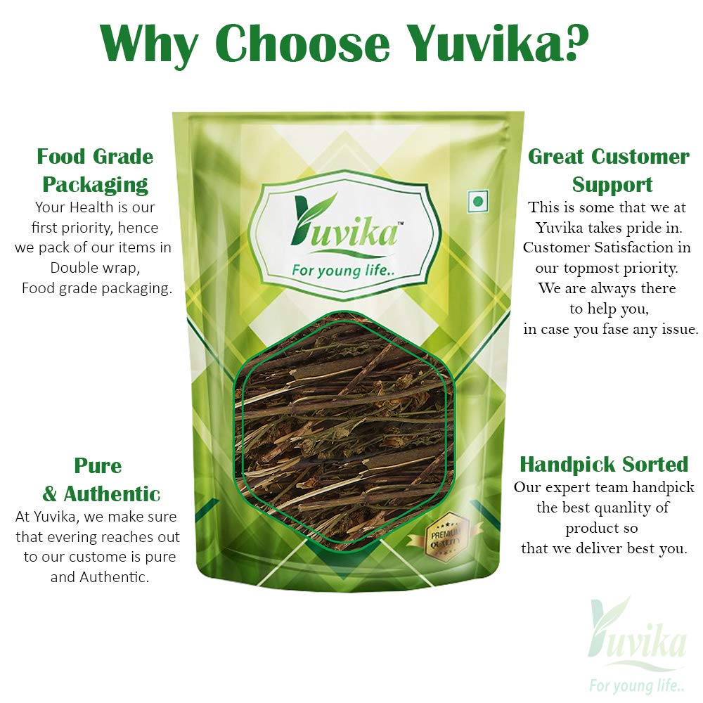 YUVIKA Chiraita Asli - Chiraita Nepali - Enicostemma Littorale - Swertia Chiraita - Bitter Stick - Indian Gentian 100 Grams – view 3