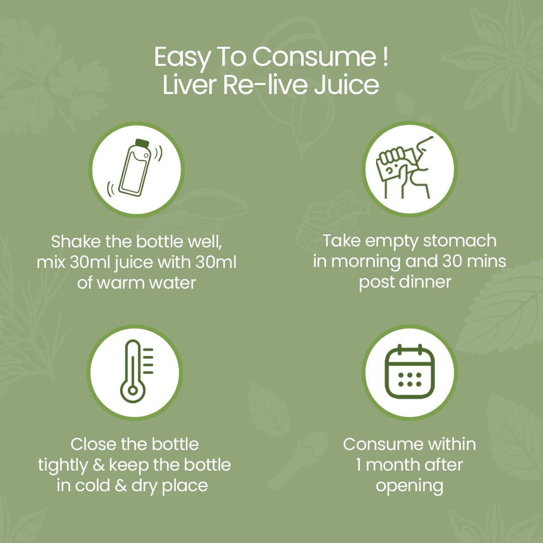 KRISHNA'S HERBAL & AYURVEDA Liver Re-Live Juice 1000 ml – view 5