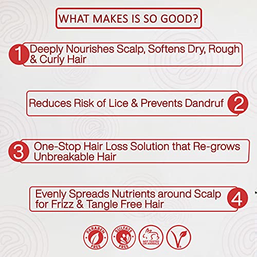 NutriGlow NATURAL'S Onion Hair Oil With Red Onion Seed Oil For Hair Growth, Hair Fall Control, Dandruff Free Hair, Fall Hair Oil, 100ml – view 6