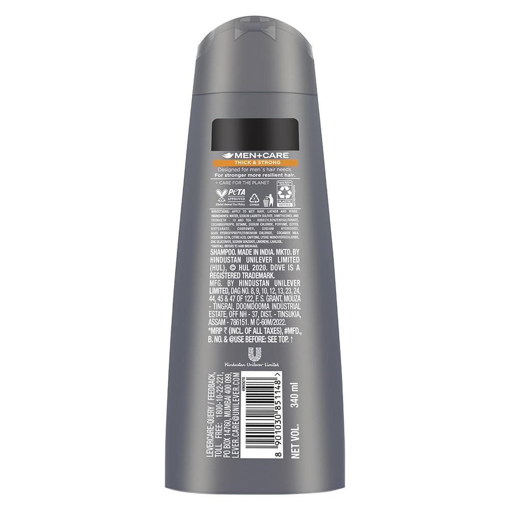 Dove Men+Care Thick & Strong 2in1 Shampoo+Conditioner, 340 ml – view 2