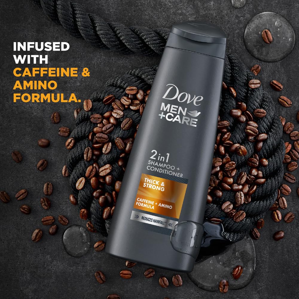 Dove Men+Care Thick & Strong 2in1 Shampoo+Conditioner, 340 ml – view 3