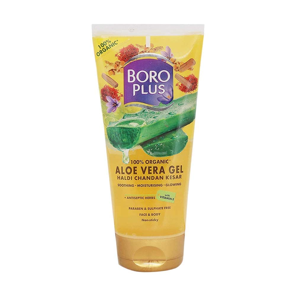 BoroPlus aloe vera face and body gel 150 ml tube