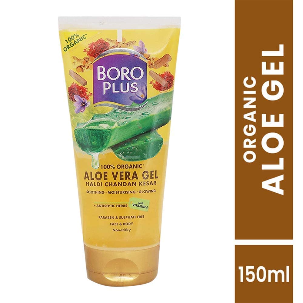 BoroPlus Aloe Vera Gel With Haldi Chandan Kesar - 150ml – view 2