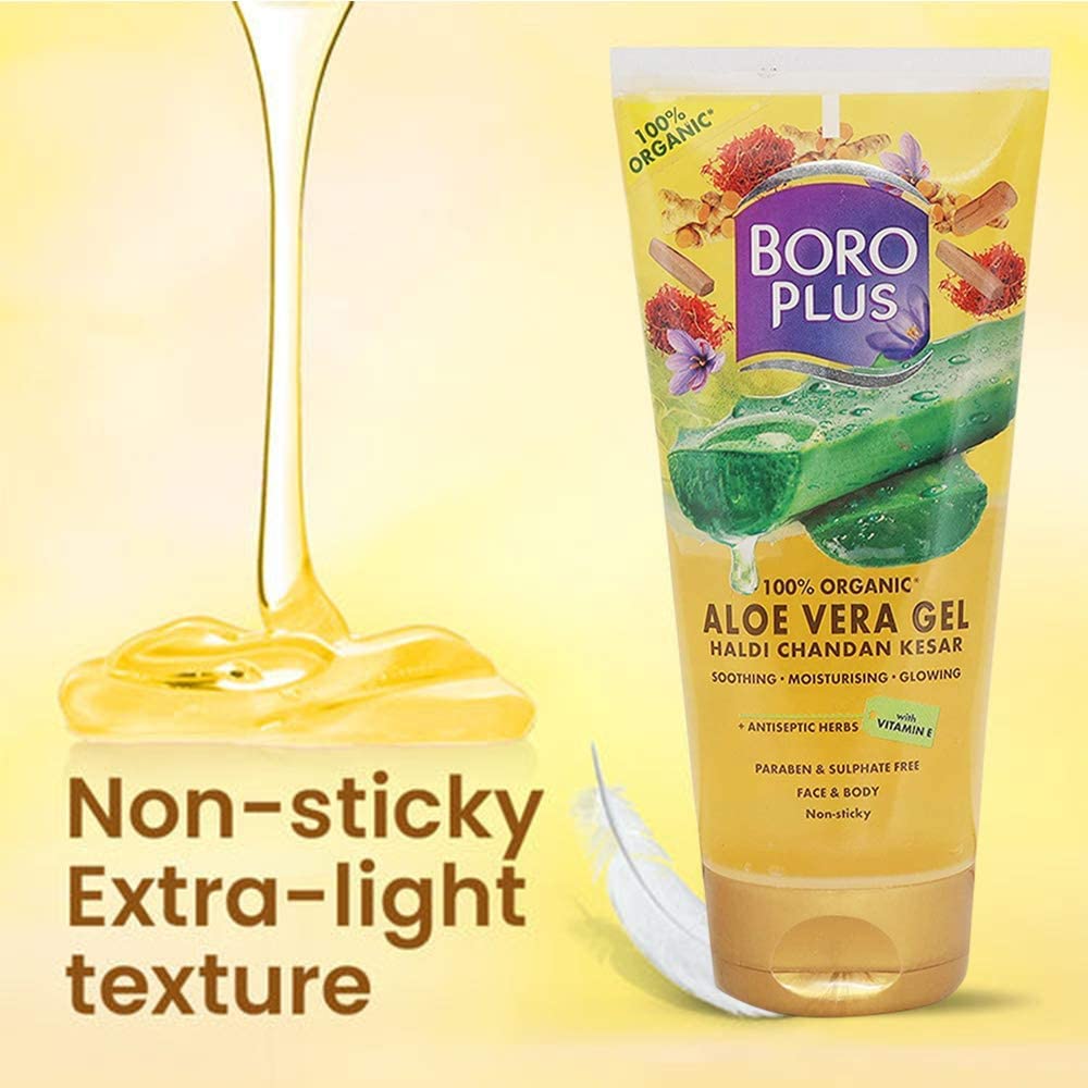 BoroPlus Aloe Vera Gel With Haldi Chandan Kesar - 150ml – view 4