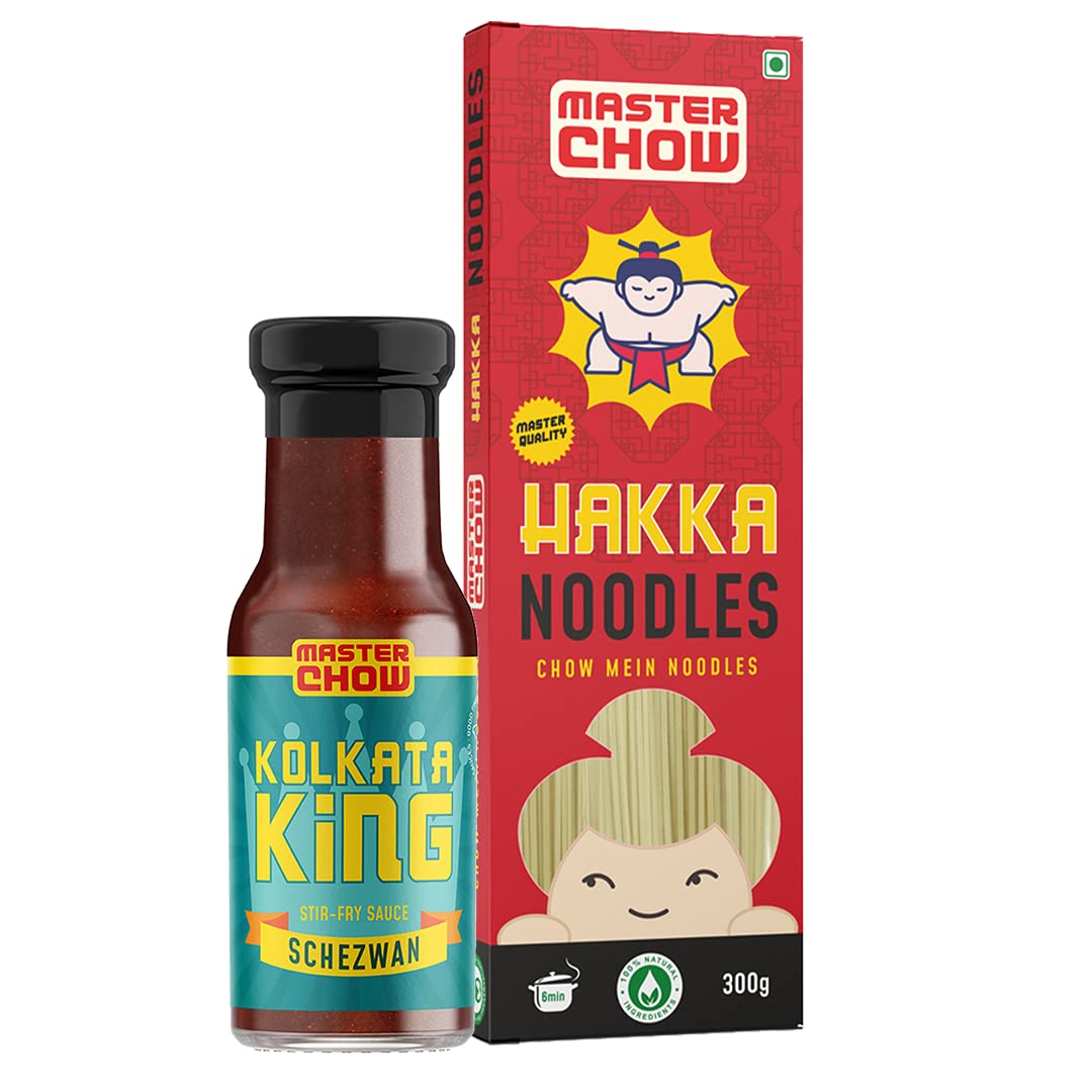 MasterChow Hakka noodles and Kolkata King schezwan sauce combo pack
