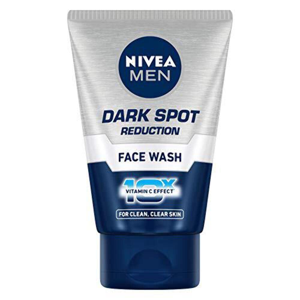 NIVEA MEN Dark Spot Reduction Face Wash 100 g | With Ginko and Ginseng Extracts for Clean, Healthy & Clear Skin in Summer | 10 X Vitamin C Effect for Radiant Skin |For Dark Spot Reduction