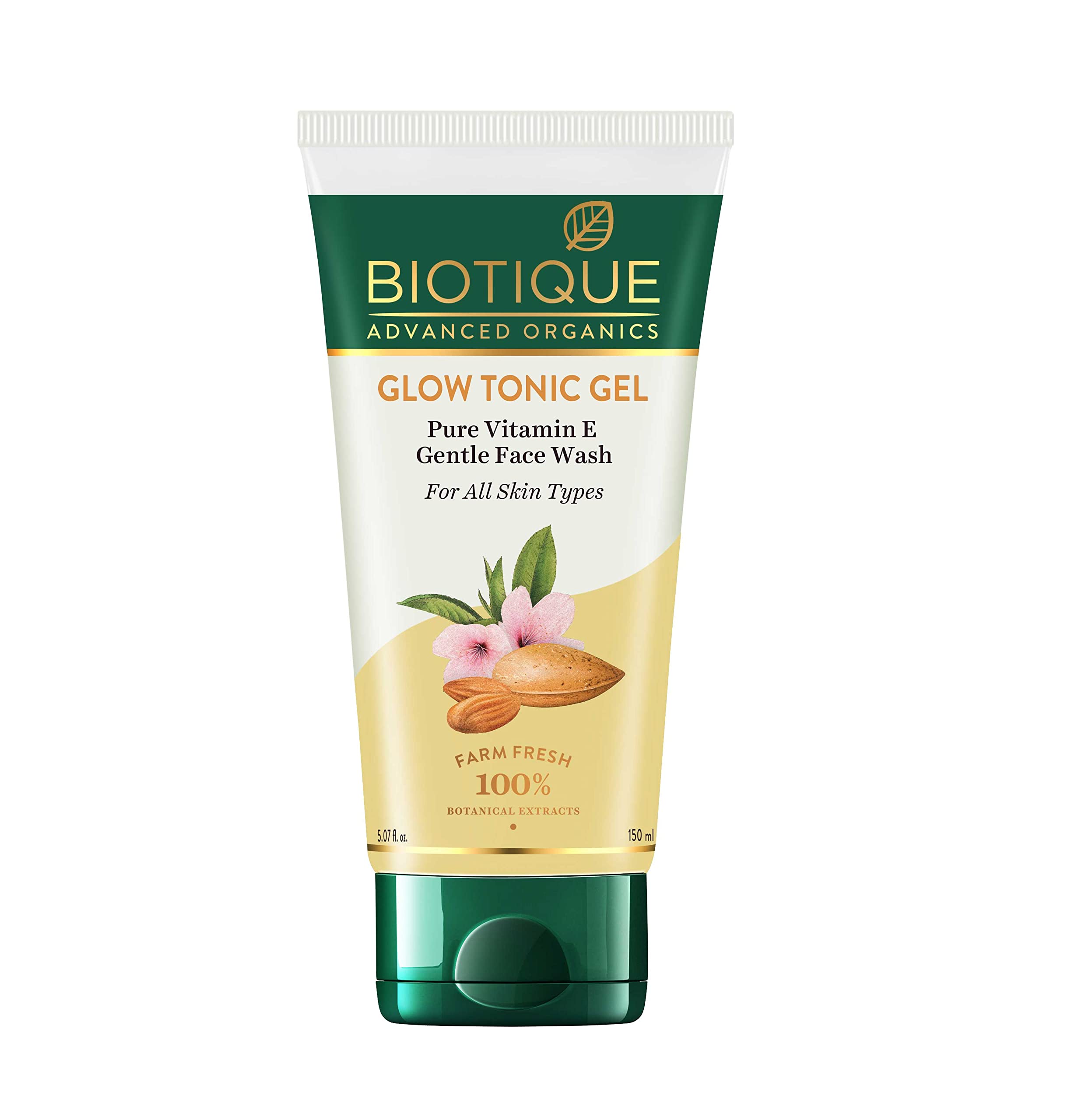 Biotique gentle vitamin E gel face wash 150 ml tube