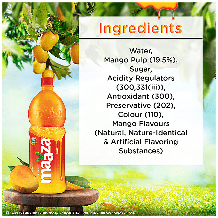 Maaza Mango Drink - Original Flavour, Refreshing 1.2 litre – view 4