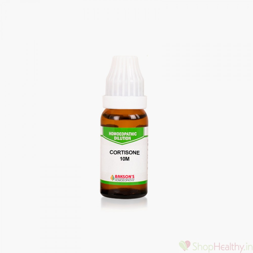 Cortisonum 10M 10ml homeopathic dilution by Bakson's Homeopathy