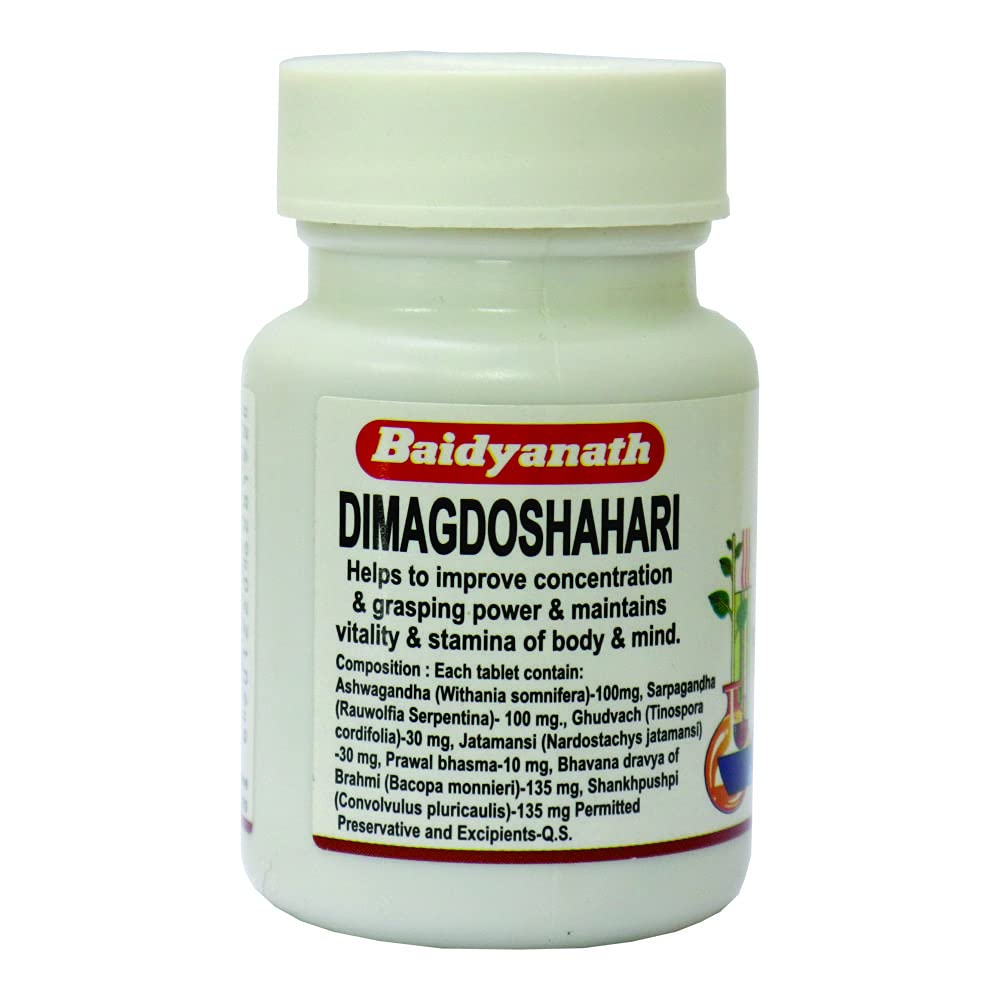 Baidyanath Asli Ayurved Dimag Doshahari -50 Tablets – view 2