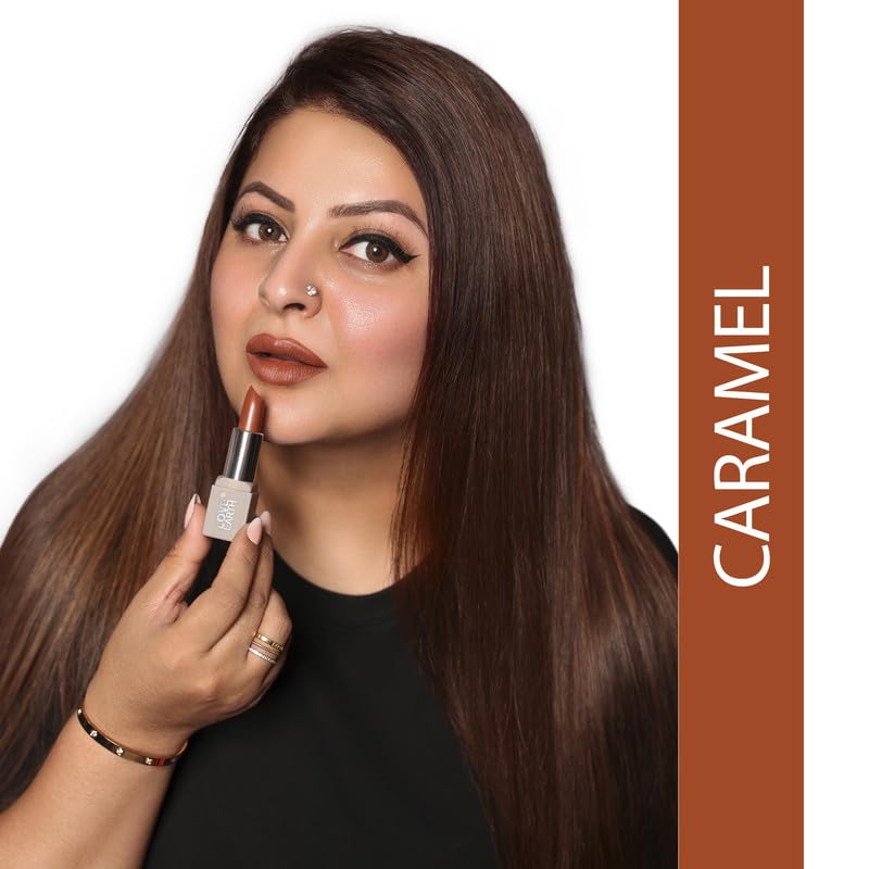 Love Earth Satin Matte Lipstick - Caramel – view 3