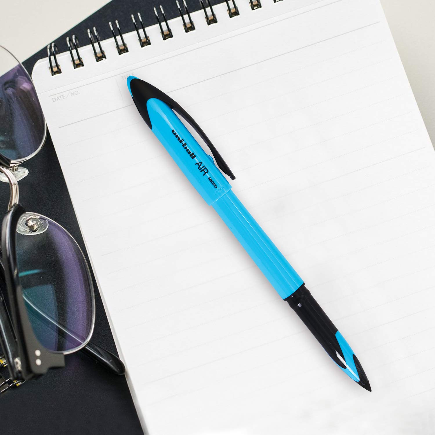 Uniball UNORP188BL6 Air Roller Ball Pen Set - (Blue,6 Pieces) – view 4
