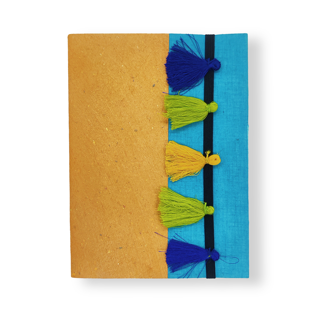 NeuOrigin Handmade Paper Eco-Friendly Notebooks - Vibrant Colors, Tassel and Bookmark Included - Handcrafted in India – view 1
