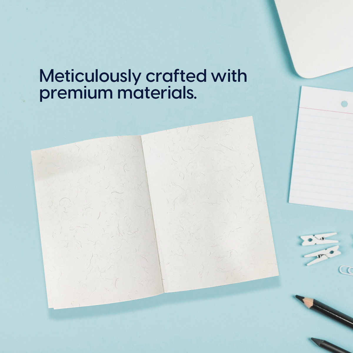 NeuOrigin Handmade Paper Eco-Friendly Notebooks - Vibrant Colors, Tassel and Bookmark Included - Handcrafted in India – view 4