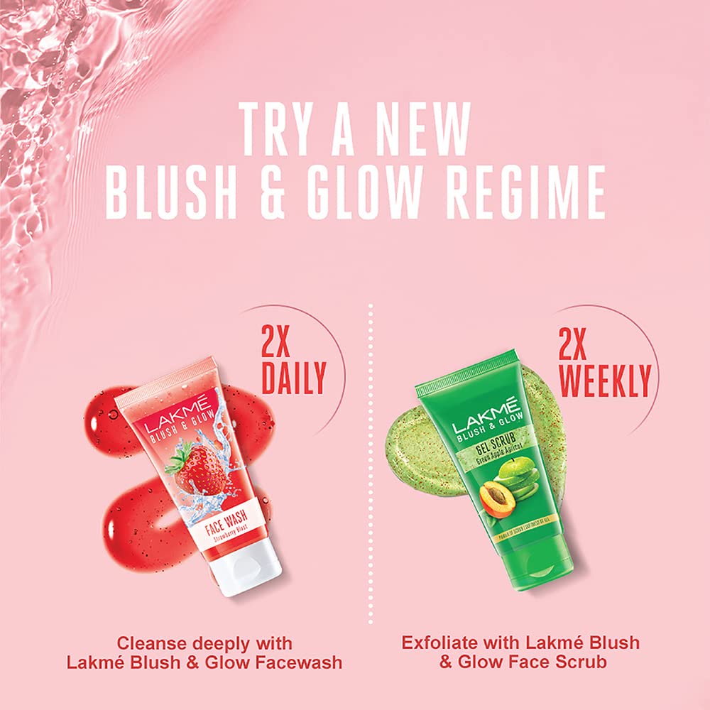 LAKMÉ Blush & Glow Strawberry Freshness Gel Face Wash with Strawberry Extracts, 50 g – view 8