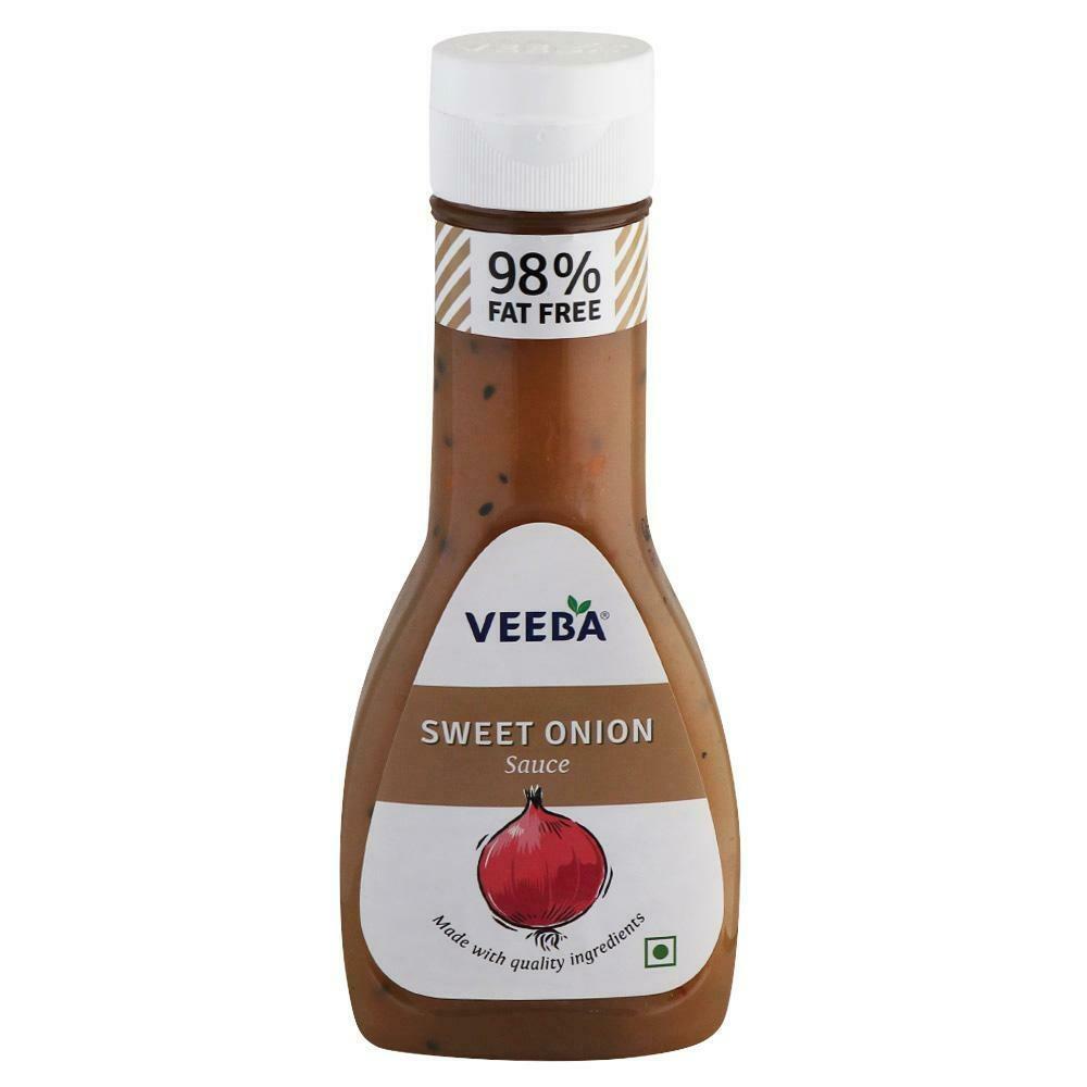 Veeba sweet onion salad sauce bottle for sandwiches and salads