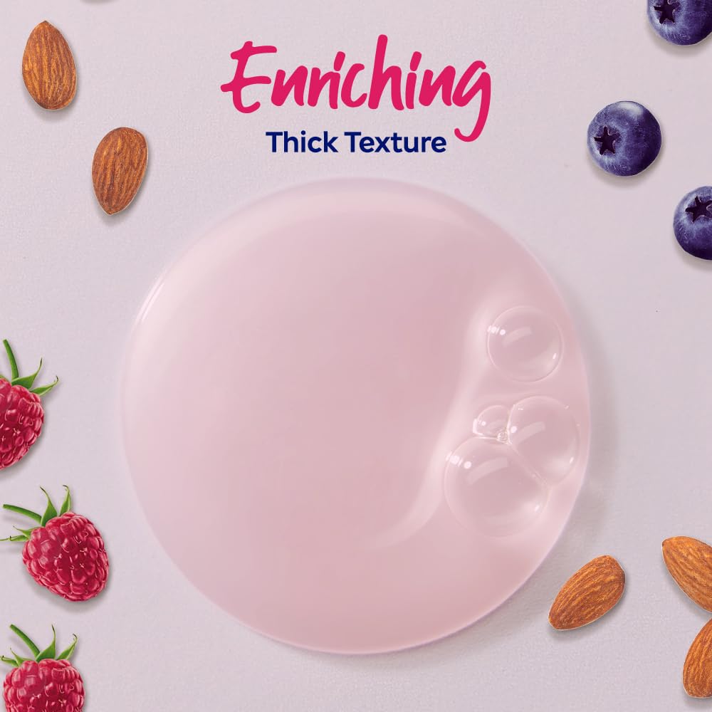 Nivea Fresh Blends Raspberry with Natural Fruit Extracts, Vegan Body wash, Fruity Shower Gel for Women with Blueberry and Almond Milk, 300ml – view 7
