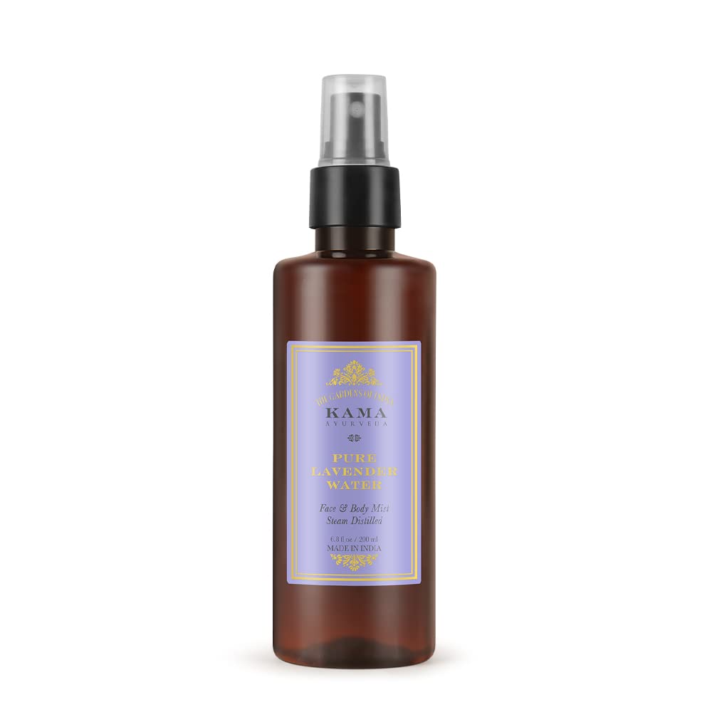 Pure lavender water mist bottle for face and body use