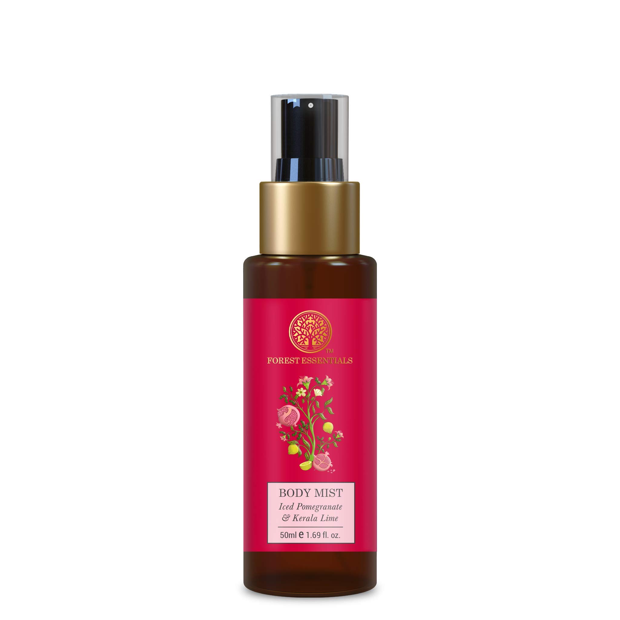 Forest Essentials Travel Size Body Mist Iced Pomegranate & Kerala Lime – view 2