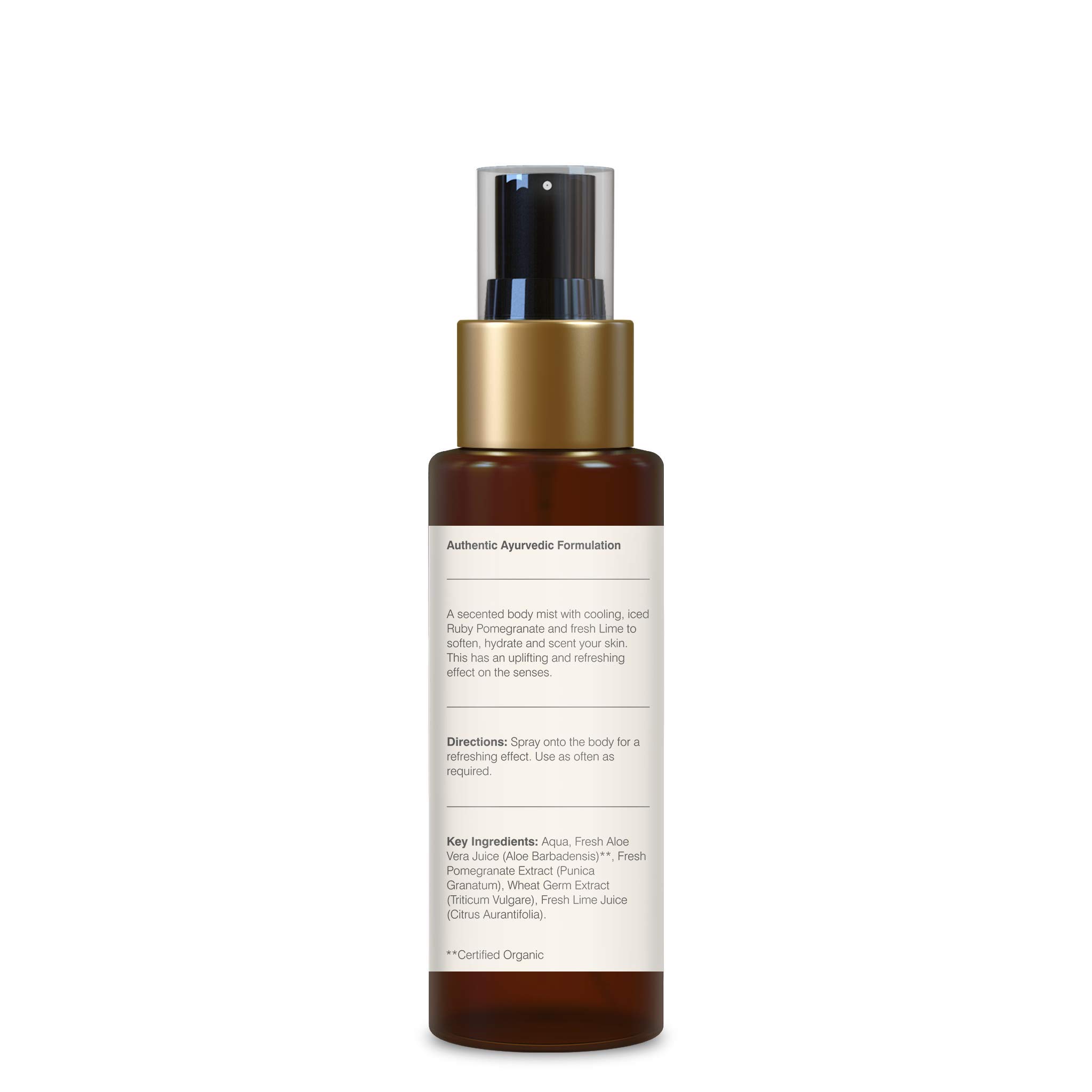 Forest Essentials Travel Size Body Mist Iced Pomegranate & Kerala Lime – view 4