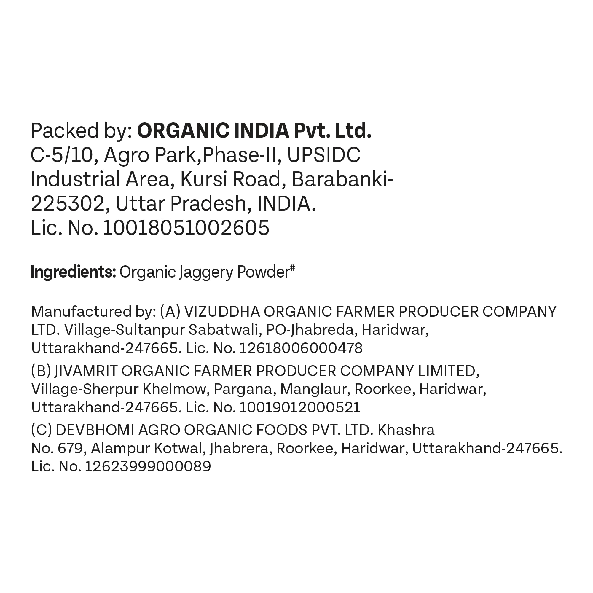 ORGANIC INDIA Jaggery Powder - 500G, Pure & Natural, No Chemical Additives, Rich In Vitamins & Minerals, A Healthy Sugar Substitute – view 4
