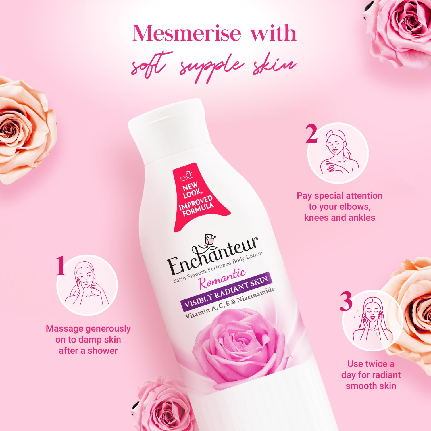 Enchanteur Romantic Perfumed Body Lotion, 250ml – view 8
