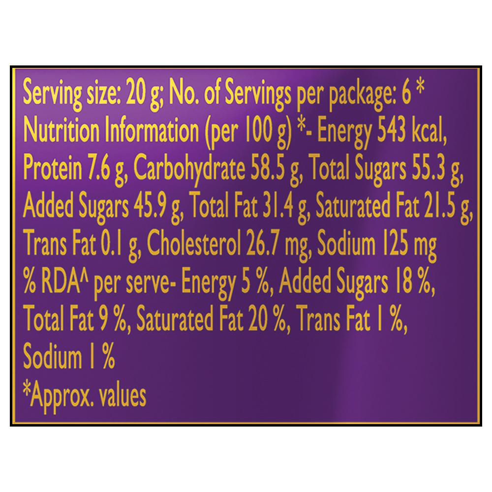 Cadbury Dairy Milk Silk Bubbly Chocolate 120 G – view 4