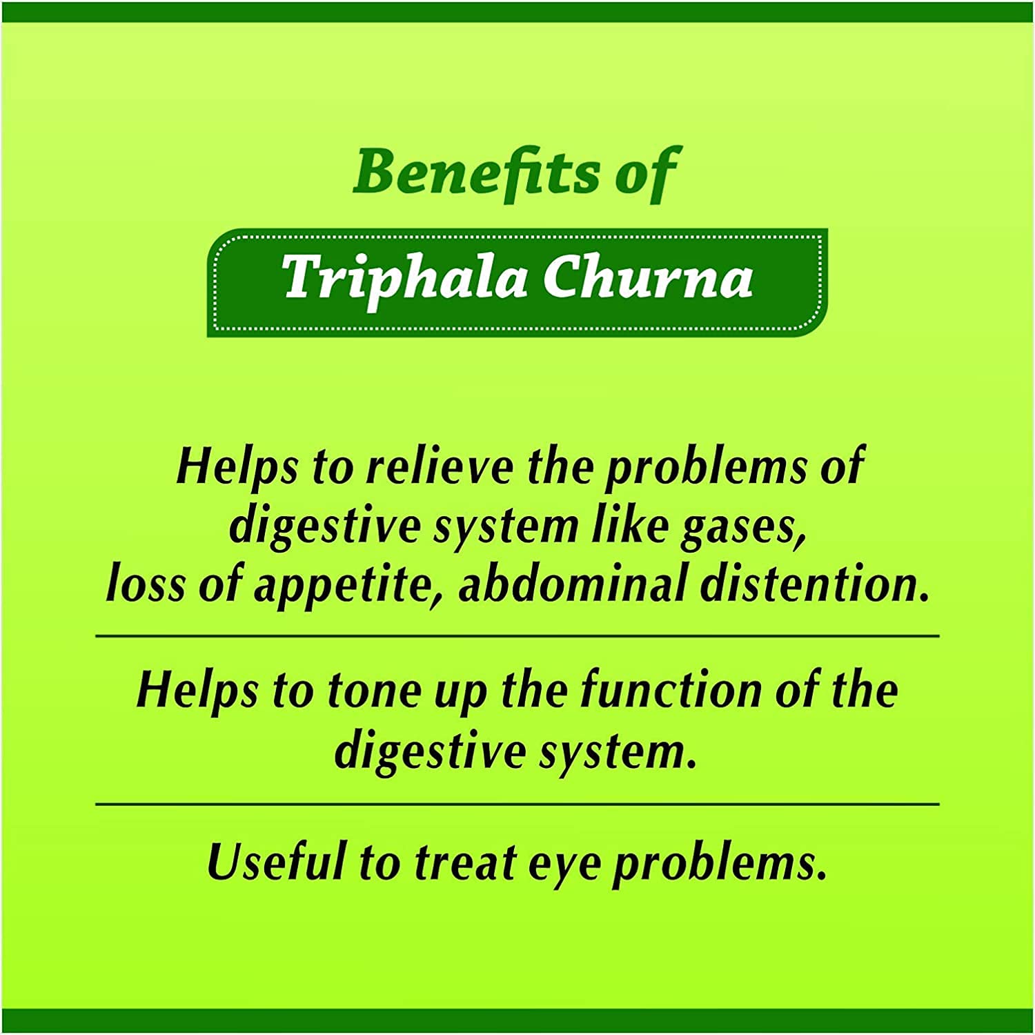 Baidyanath Asli Ayurved Nagpur Triphala Churna I Ayurvedic Remedy For Gastro-Intestinal Health - 500G – view 6