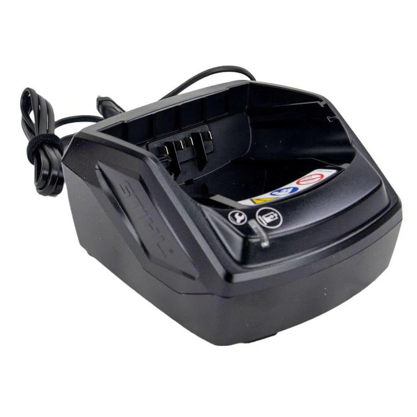 Black Stihl AL 101 charger for AK and AP batteries