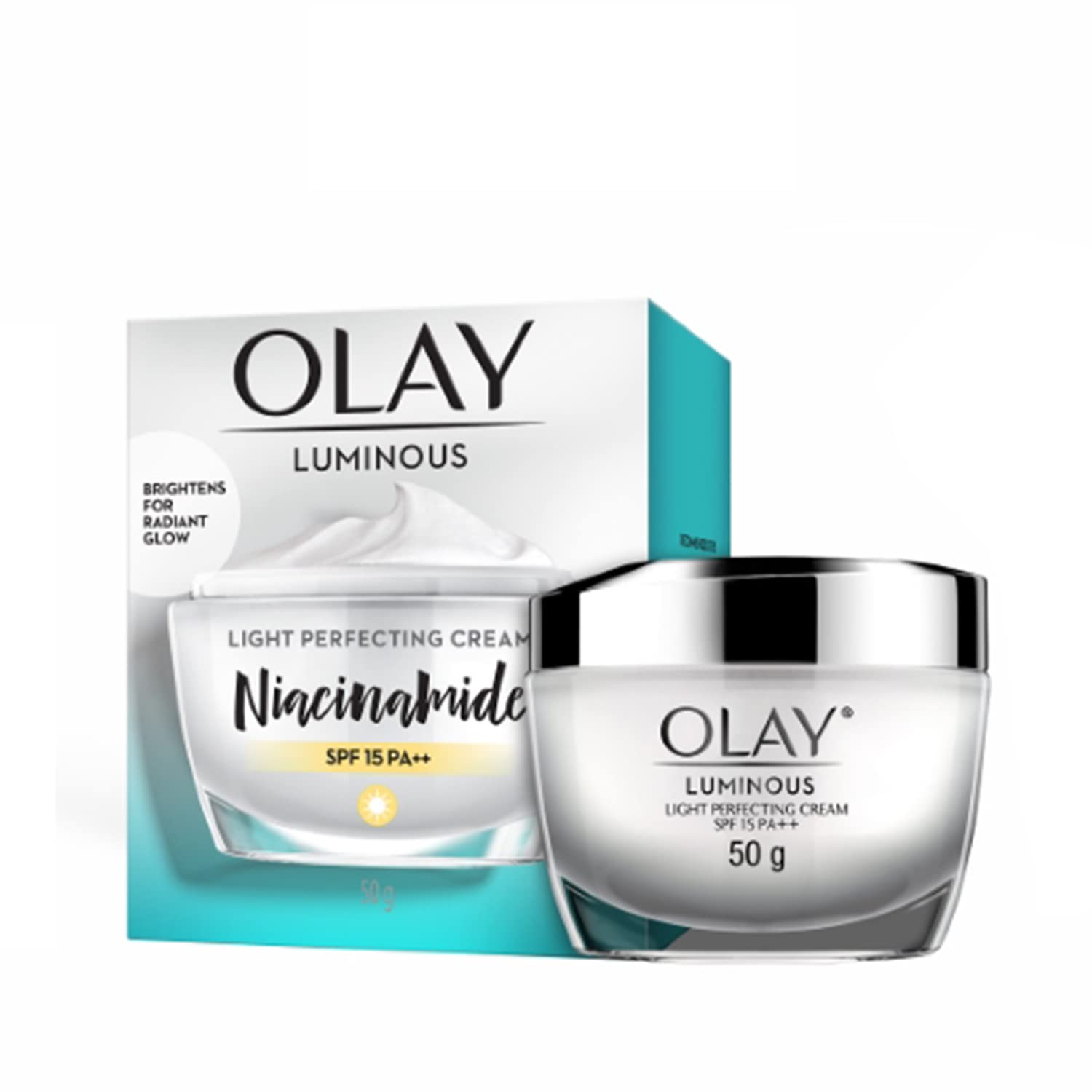 Unscented Olay niacinamide face cream 50g for radiant-looking skin