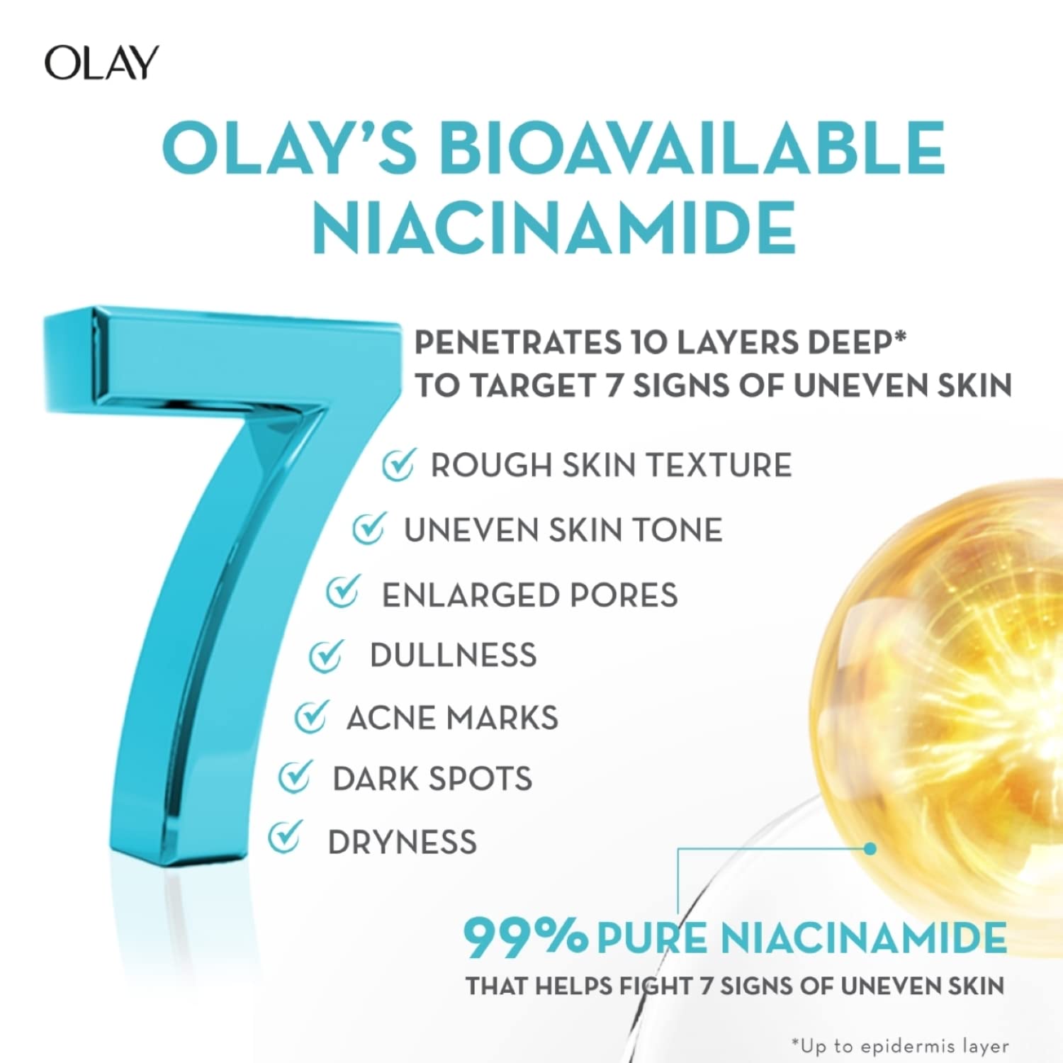 Olay 99% pure Niacinamide Face Cream for all ages l Suitable for Normal, Oily, Dry, Combination Skin l Fights dark spots, dullness and provides radiant glow l 100% Money Back Guarantee l 50g – view 7