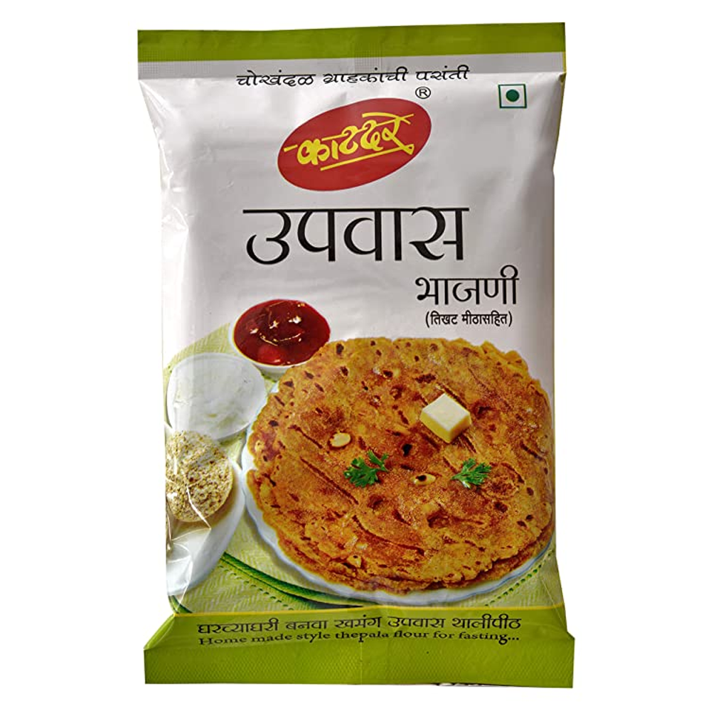 Katdare fasting flour packs with spicy Farali Chutney