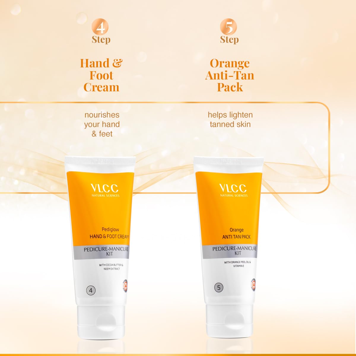 VLCC Pedicure - Manicure Hand & Foot Kit - 150g + 60ml – view 6