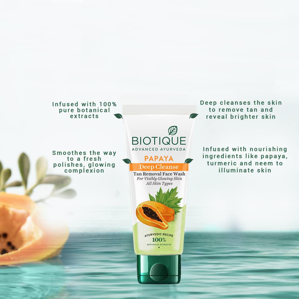 Biotique Papaya Deep Cleanse Face Wash – view 3