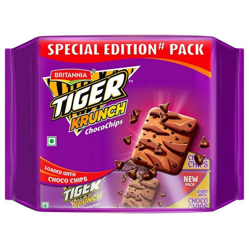 Britannia Tiger Krunch Chocochips Biscuits Combo Pack 400 G – view 1