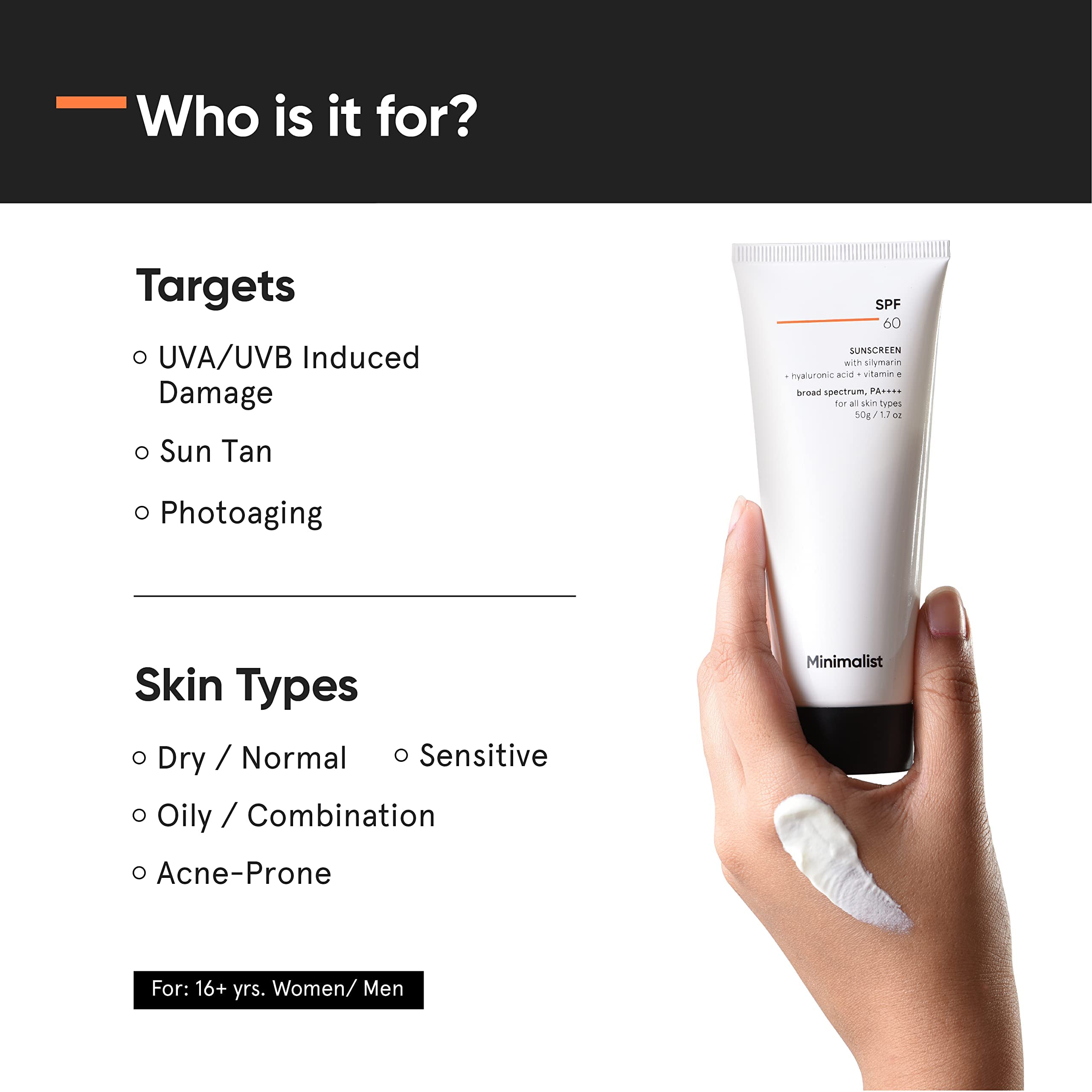 Minimalist Sunscreen SPF 60 PA ++++ – view 3