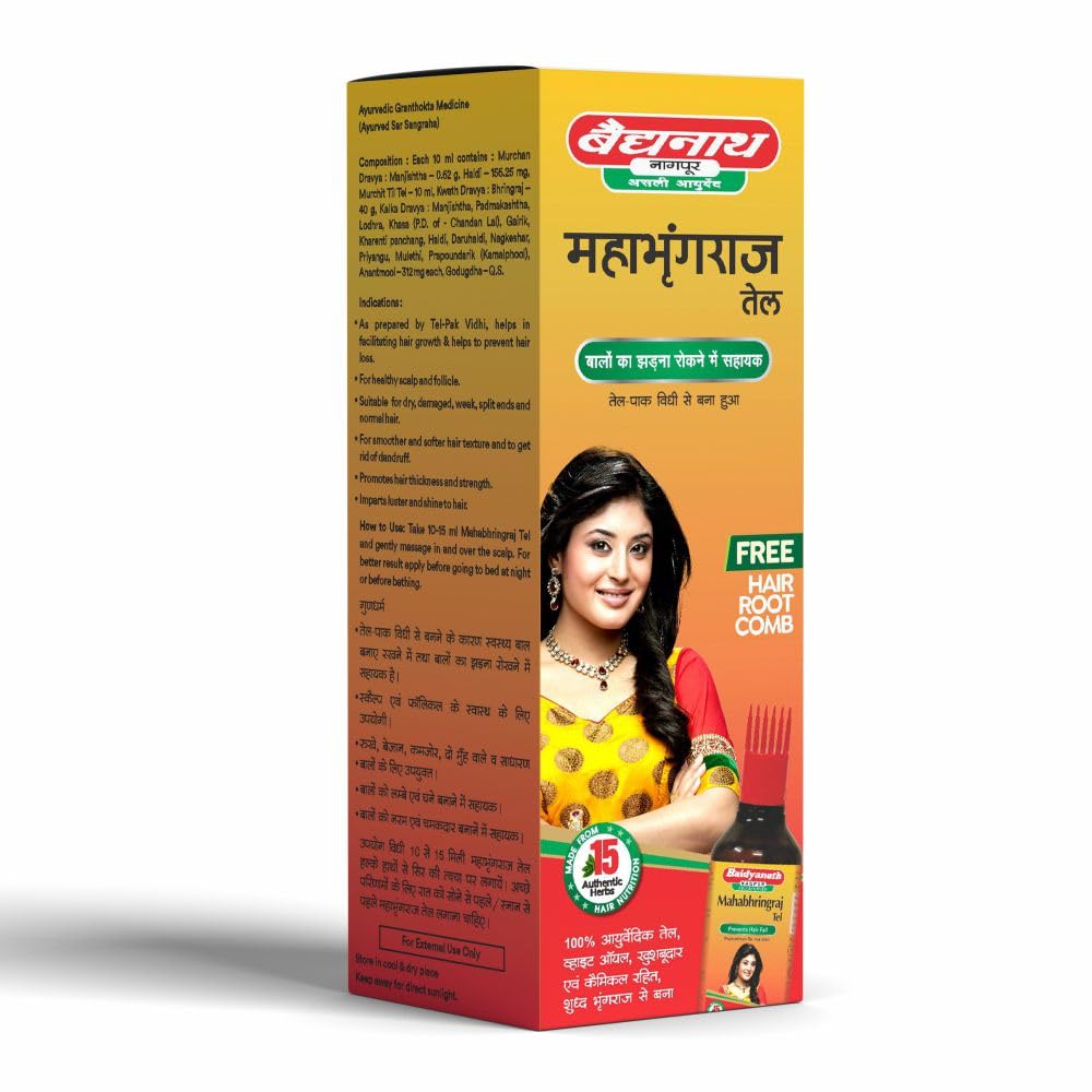 Baidyanath Asli Ayurved Mahabhringraj Hair Oil -100 ml – view 4