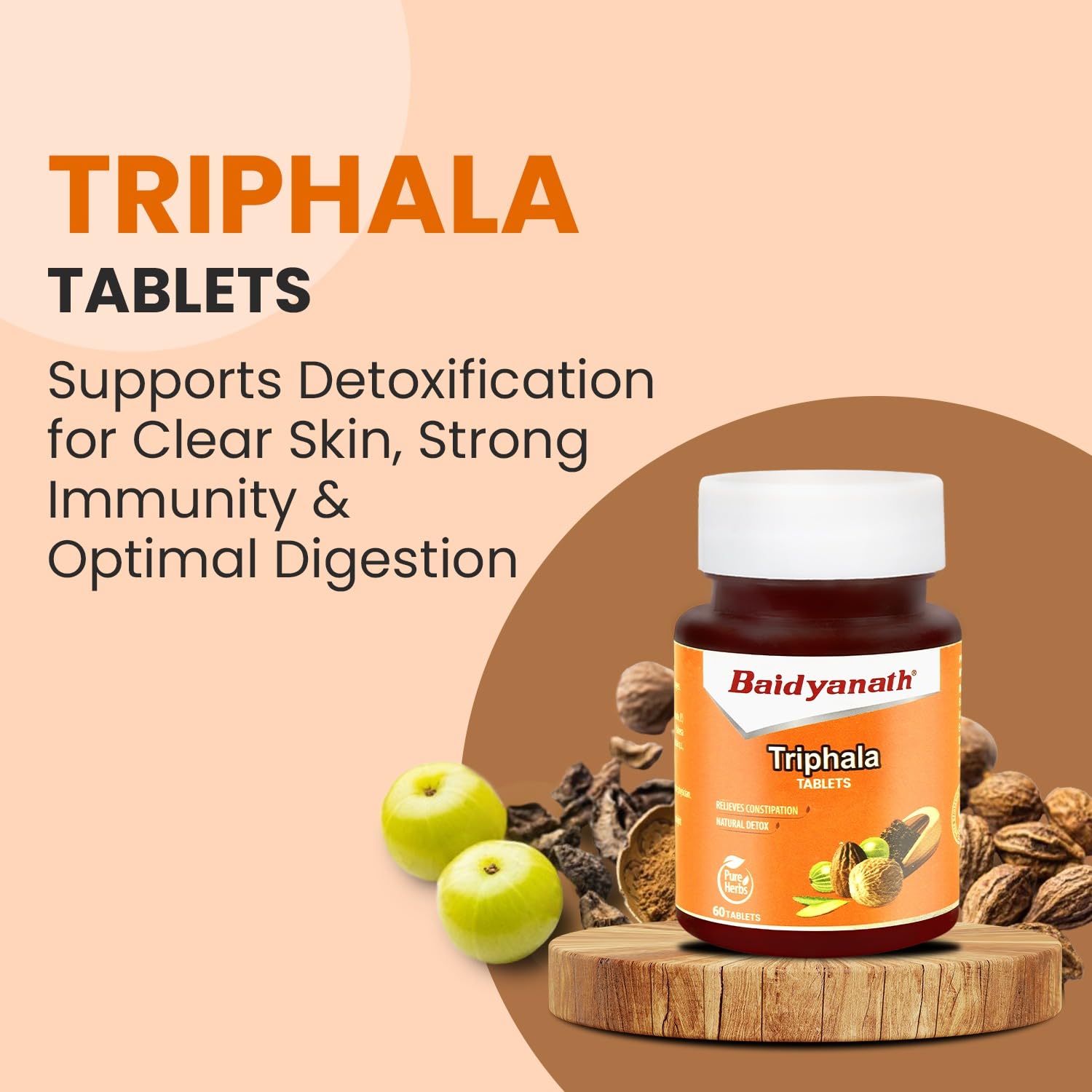 Baidyanath Triphala 60 Tablets- Supports Healthy Digestion – view 3