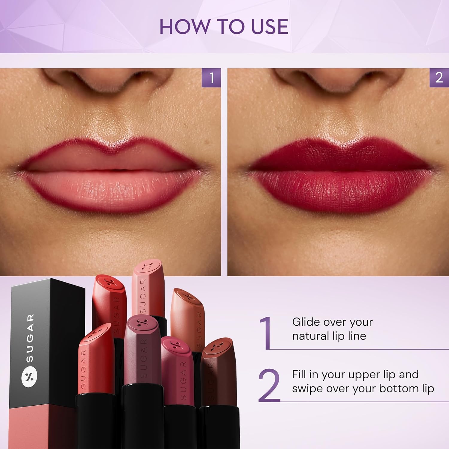 SUGAR Cosmetics Glide Peptide Serum Lipstick with Hyaluronic Acid & Vitamin E – view 4