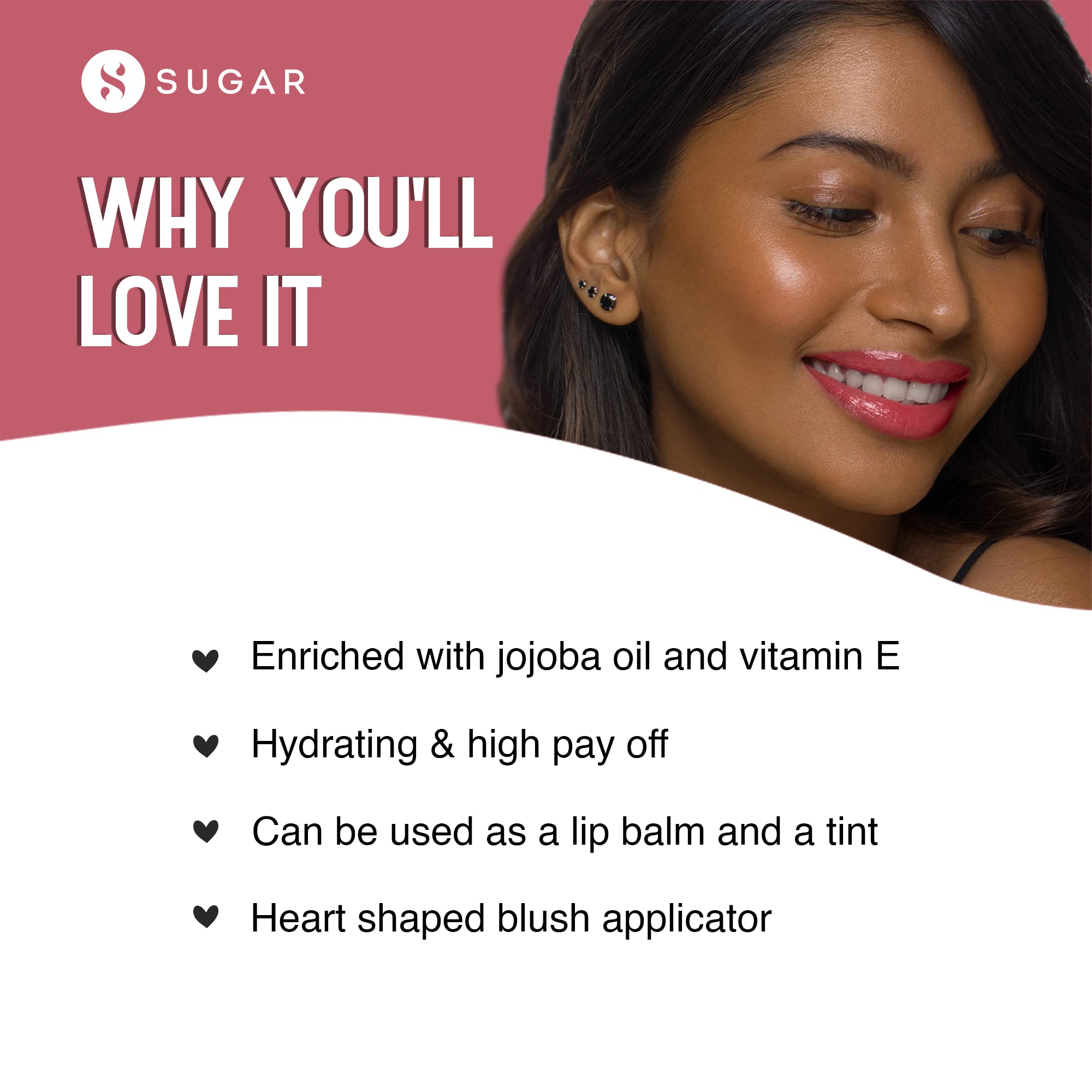 SUGAR Cosmetics - Time To Shine - Lip Gloss - 02 Velma Pinkley (Pink Nude) - 4.5 gms - High Shine Lip Gloss with Jojoba Oil – view 4