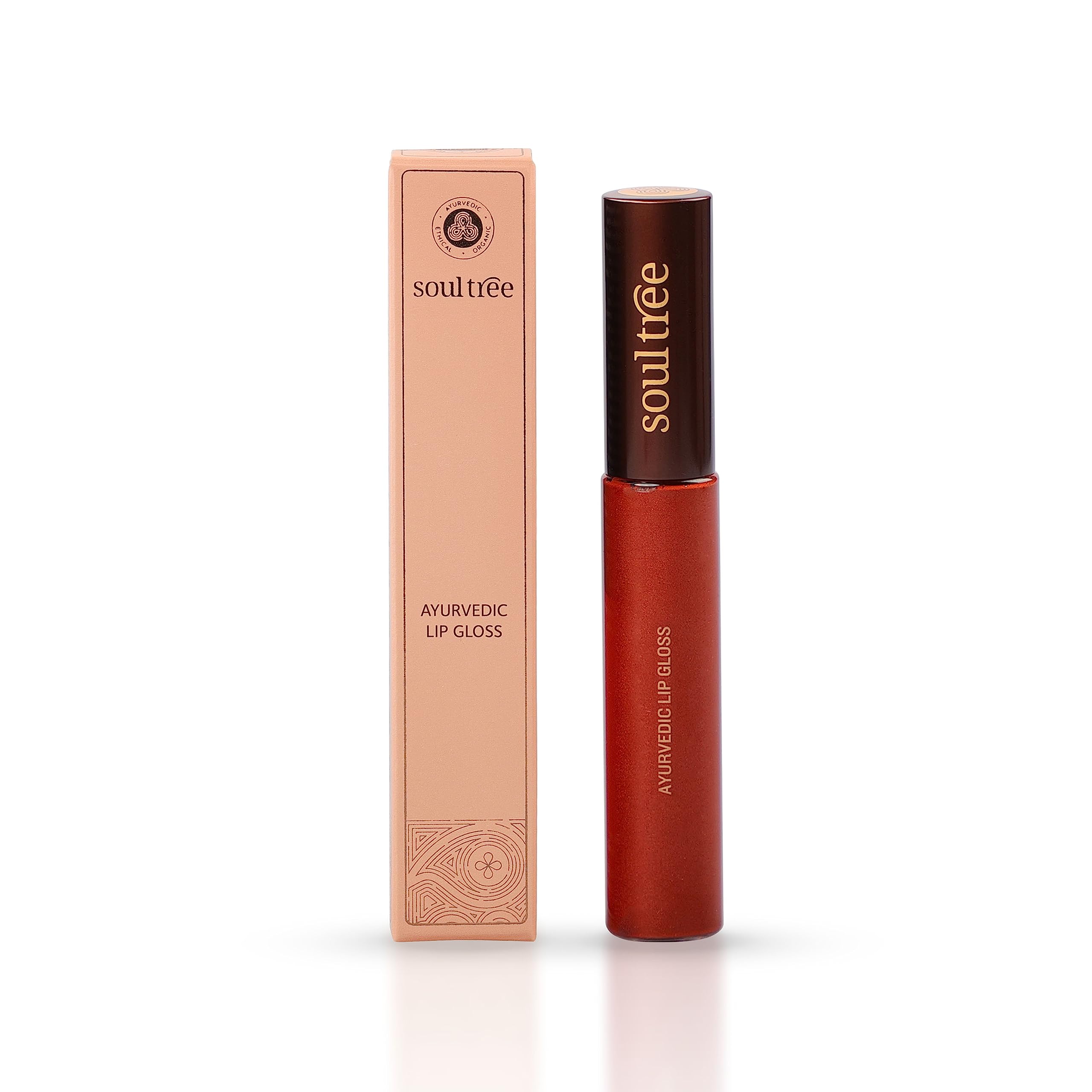 SoulTree Ayurvedic Lip Gloss - Rich Earth Colour(204), 5 g – view 3