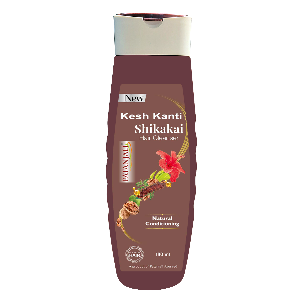 Front view of Patanjali Kesh Kanti Shikakai Hair Cleanser