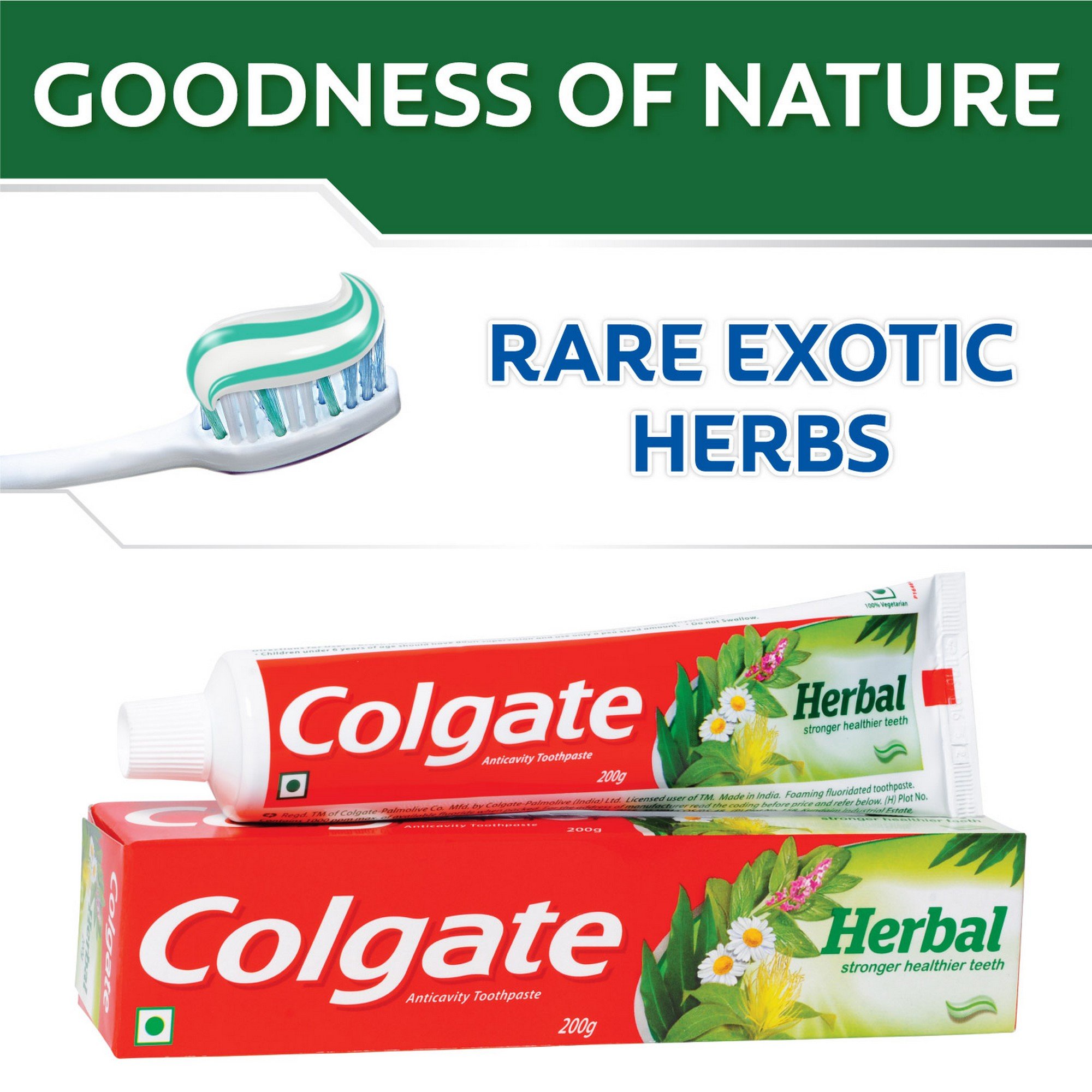 Colgate Toothpaste Herbal - 100 g (Natural) – view 2