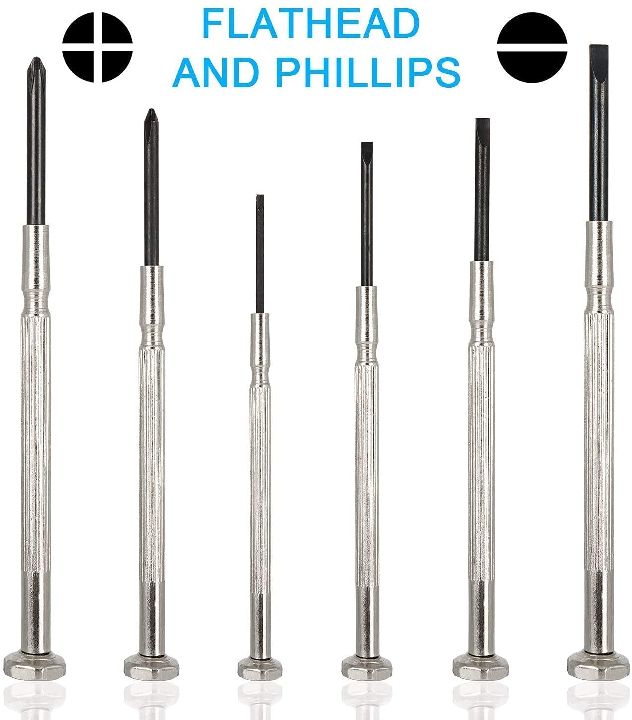 Spartan 6 in 1 Precision Screwdriver Set Multi Repair Screwdriver Tool Kit for Mobiles, Laptops, Electronics (6 Pieces), Black, (Spa-Z0307) – view 3