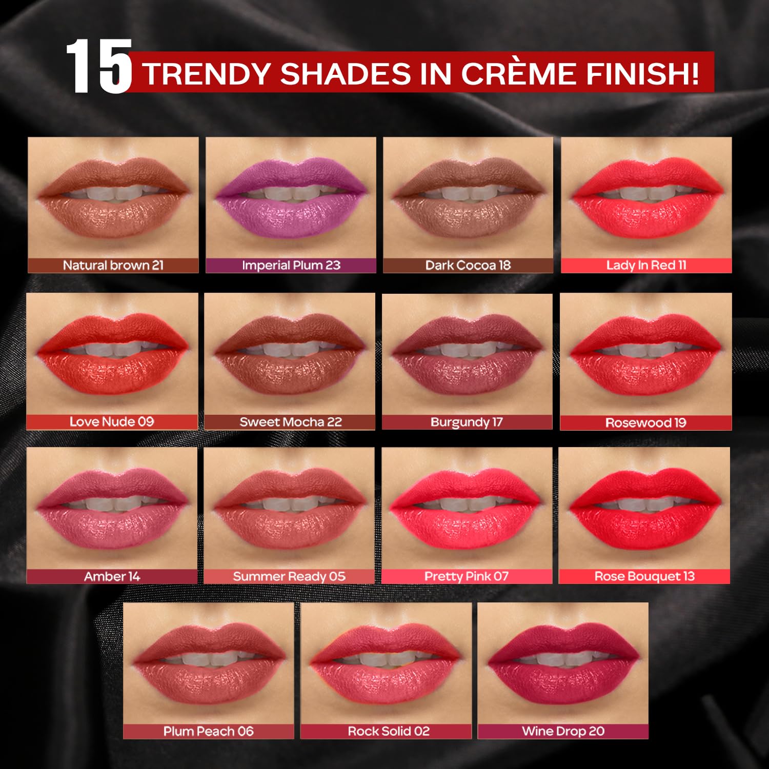 FACESCANADA Weightless Creme Finish Lipstick - Wine Drop (Maroon), 4G – view 6